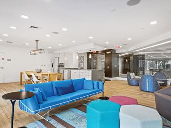 Resident social lounge